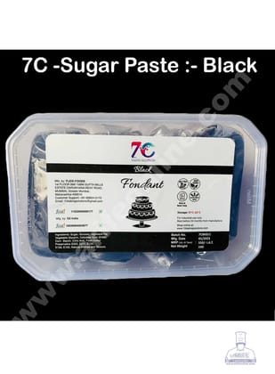 7C Fondant - Black (1 KG)