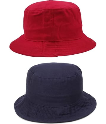 Zacharias - Multi Color Cotton Men's Hat ( Pack of 2 )