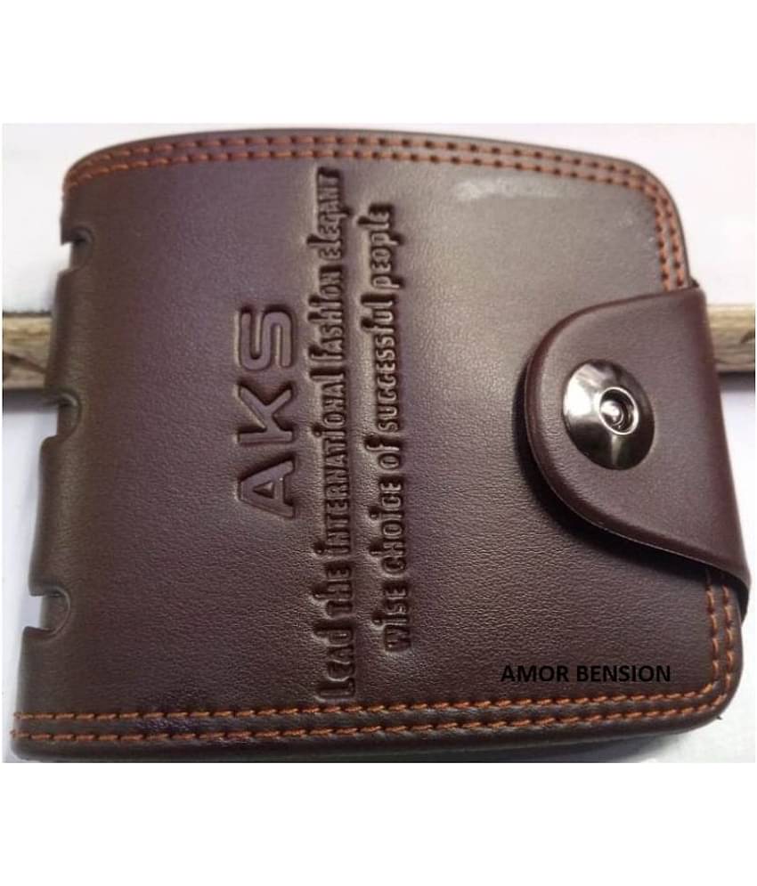 BMW Wallet PU Brown Casual Regular Wallet