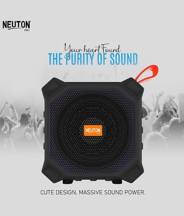 NEUTON PRO BABY 8 W Bluetooth Speaker Bluetooth V 5.0 with 3D Bass Playback Time 6 hrs Black