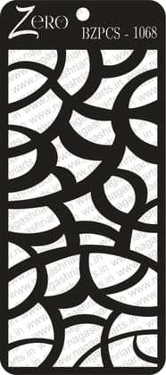 Brand Zero Pratibimb Craft Stencil - Code: BZPCS-1068 - Select Your Preferred Size