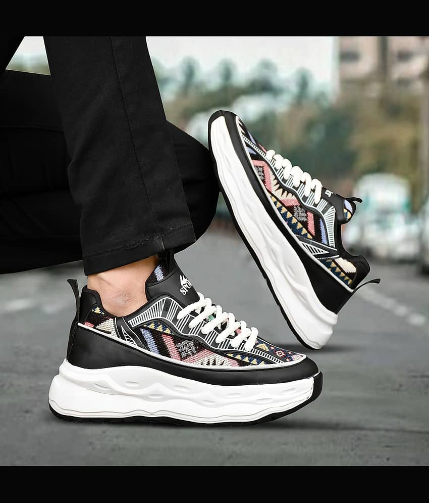 Figor Running, Gym & Walking Black Men's Lifestyle Shoes