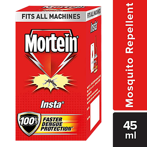 Mortein Insta5 Mosquito Repellent Liquid Refill, Fits All Machines, 45 ml