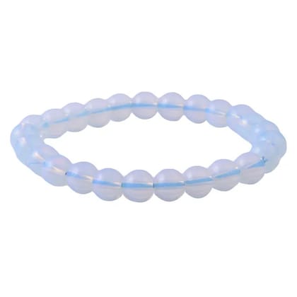 Opalite Bracelet Bracelet Healing and Vastu, Meditation, Protection Stylish Bracelet for Girls/Boys/Women(KI_157)  by Krishna Impex
