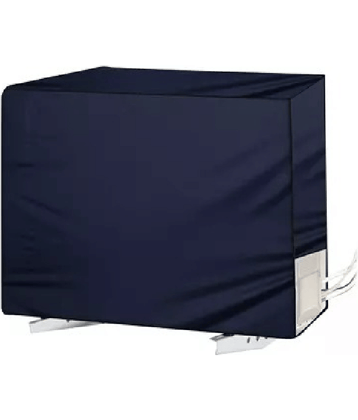 KALRA MAGIC Single Polyester Blue AC Cover for 1.5 Ton Split AC