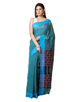 Women's Ikkat Cotton Orissa Handloom Saree