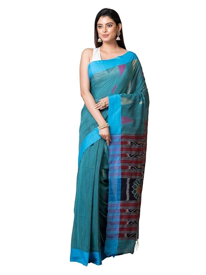 Women's Ikkat Cotton Orissa Handloom Saree