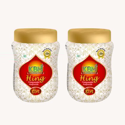 KBM Premium Spices Hing, 50 gm - Pack of 2