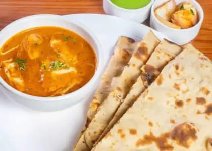 Shahi Paneer With 3 Roti Meal
