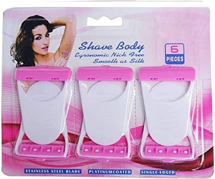 Elecsera 6 in 1 shave body blades Disposable Razor (Pack of 6) Elecsera 6 in 1 shave body blades Disposable Razor (Pack of 6)