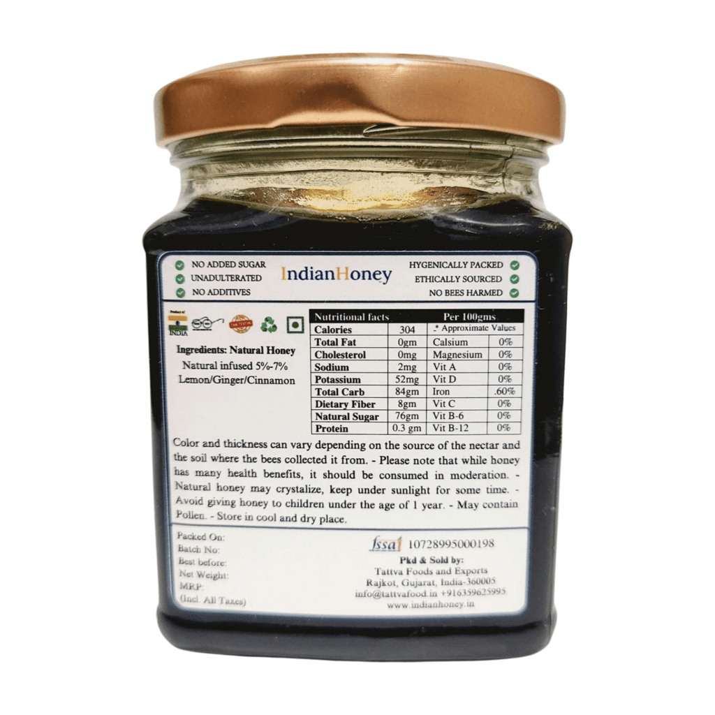 IndianHoney Jamun Natural Honey A Flavorful Blend Packed With Nutrients For Everyday Use