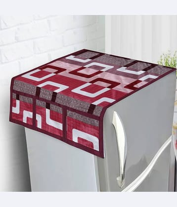 Shaphio - Multicolor Jute Fridge  Top Cover (Pack of 1)