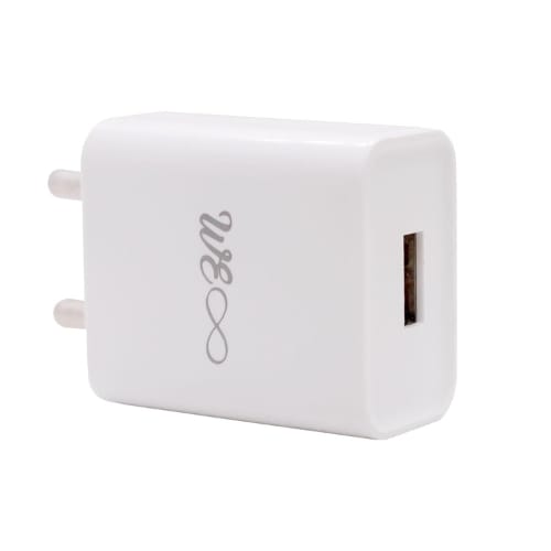 Walta Elite PB 31 Single Port USB Fast Charger 12W,Wall Charger Adapter with 1mtr Micro USB Cable Included, White)