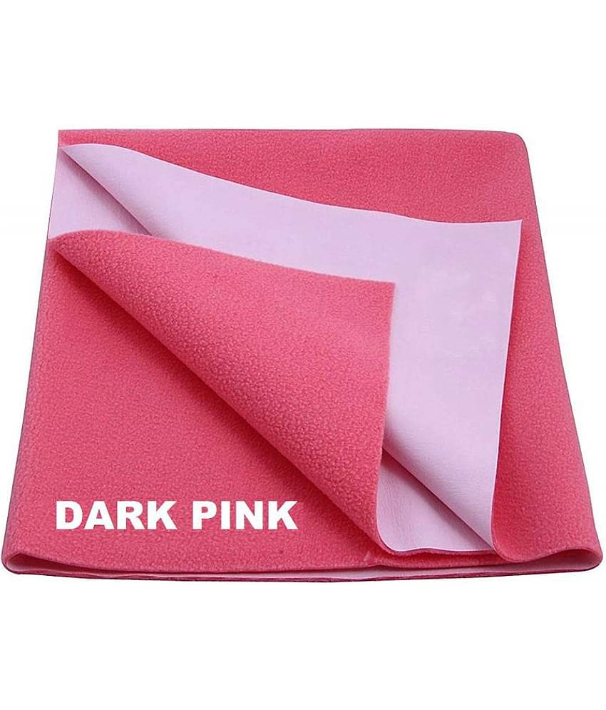 Keviv Pink Laminated Waterproof Sheet ( 140 cm × 100 cm - 1 pcs )