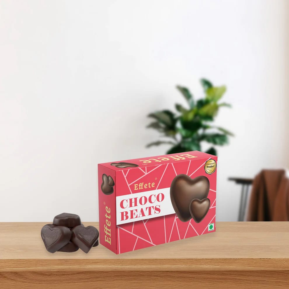 Choco Beats Heart Shape Delicious Chocolates ( 2 Pcs - 32 Grams Each )