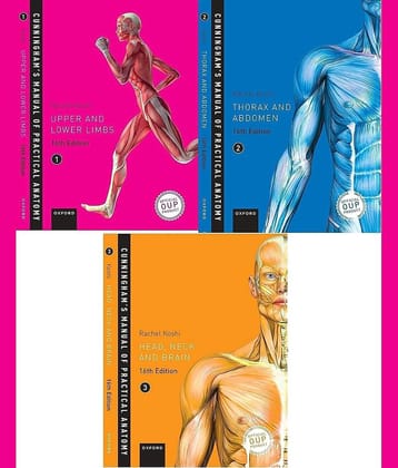 Cunningham's Manual of Practical Anatomy - Set of 3 Volumes - 16th Edition Paperback