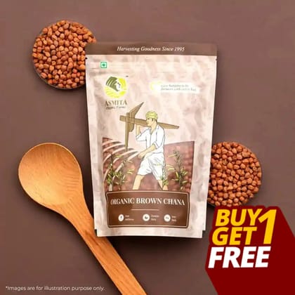 Organic Brown Chana | Kala Chana - 500 gm-500 gm