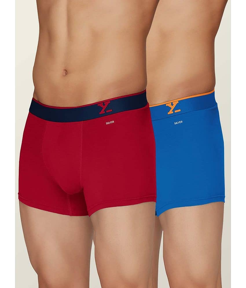XYXX Pack of 2 Cotton Trunks For Men's ( Multicolor )