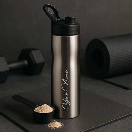 Premium Personalized Steel Bottle : Perfect for Daily Use & Gifting