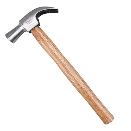 Eastman Claw Hammer, 500 Gms Drop Forged Steel Induction Hardened Seasoned Wood Handle Fittings for Home, DIY, Mechanic, Industrial & Professional Use (E-2061)