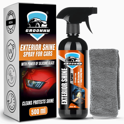 GROOMMM™ Car Exterior Shine Spray: Ultimate Car Body Polish with UV Protection - 500ml-Pack of 1