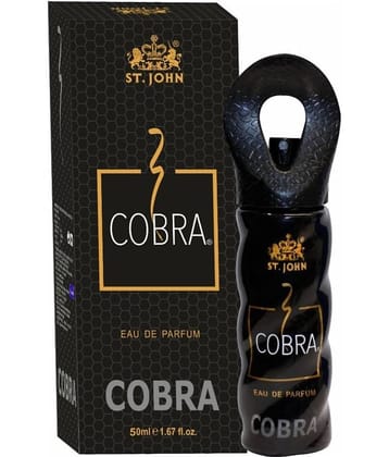 ST.JOHN Cobra Parfum 50ml, Long Lasting Perfume For Men -50ml Each (150ml) -Pack of 3