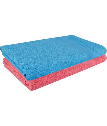 Dollar Cotton Striped 500 -GSM Bath Towel ( Pack of 2 ) - Multicolor