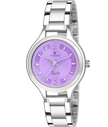 EDINARO Stainless Steel Round Womens Watch