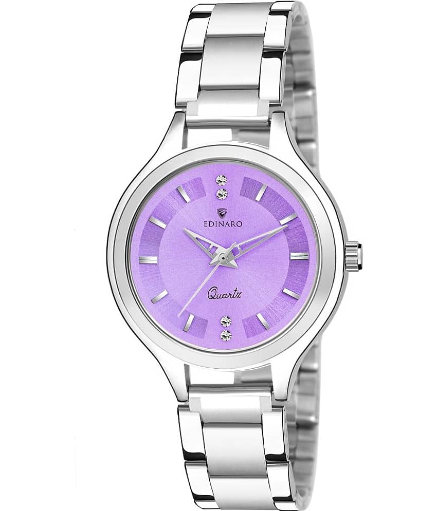 EDINARO Stainless Steel Round Womens Watch