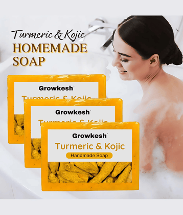 Growkesh Skin Whitening Soap for All Skin Type ( Pack of 3 )