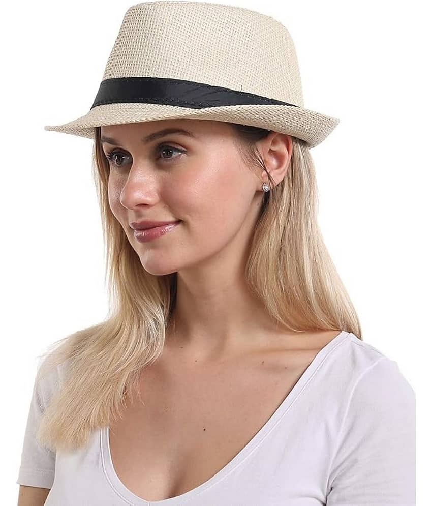 Infispace Beige Polyester Women's Hat ( Pack of 1 )