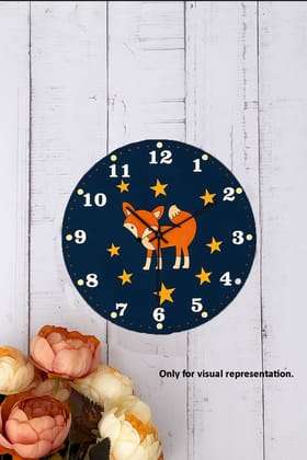 Dbeautify's DIY Fox Wall Clock for Kids
