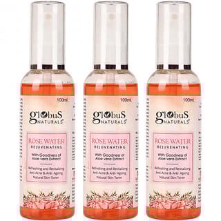 Globus Naturals Rose Toner 100 ml Set of 3