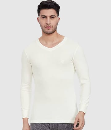 ONN Pack of 1 Cotton Thermal Tops For Men's ( White )