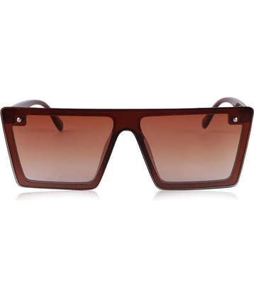David Martin Brown Square Sunglasses ( Pack of 1 )