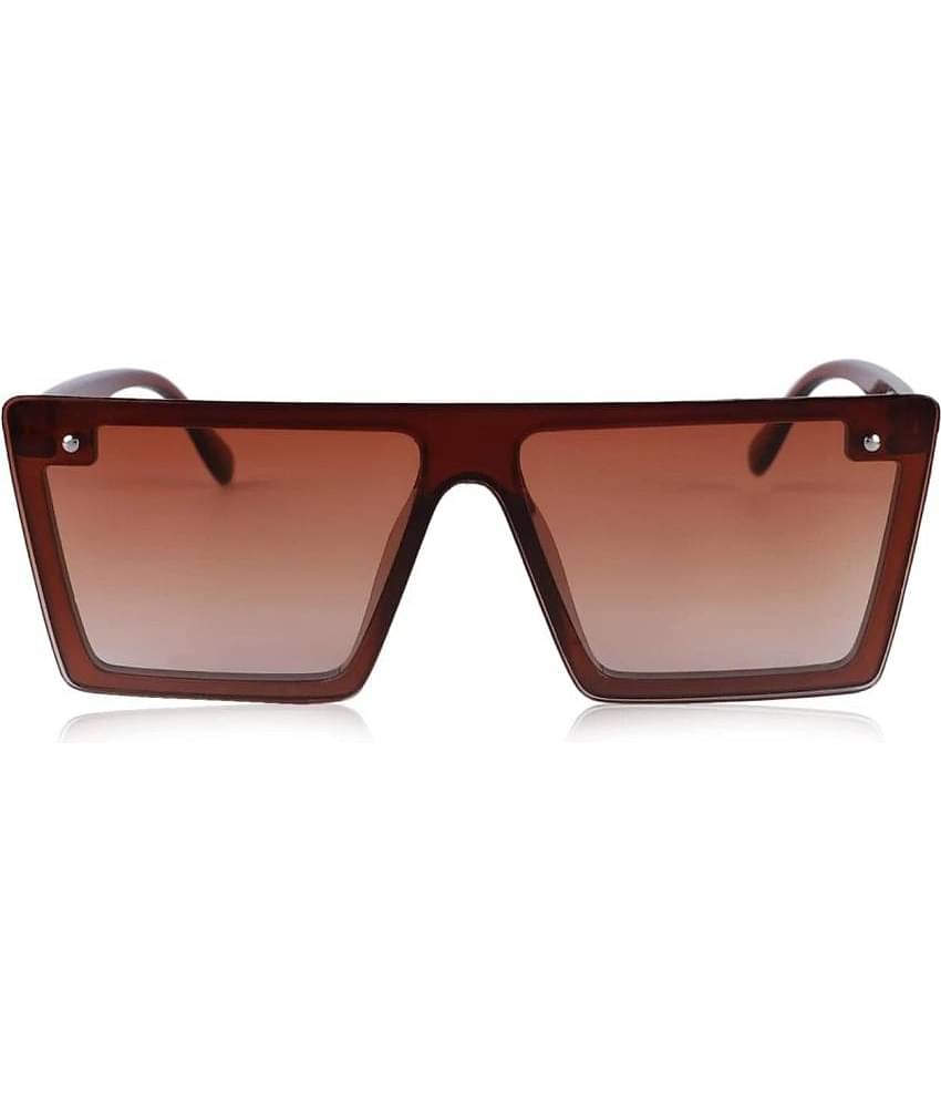 David Martin Brown Square Sunglasses ( Pack of 1 )