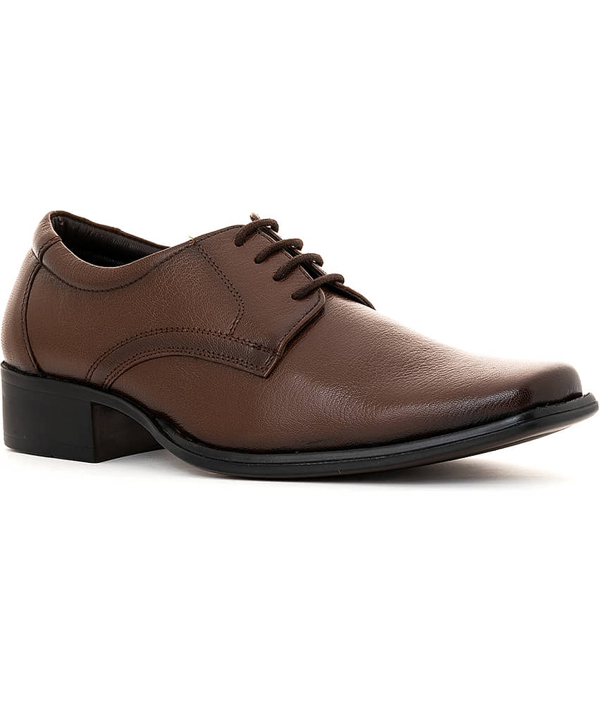 KHADIM Brown Men's Derby Formal Shoes