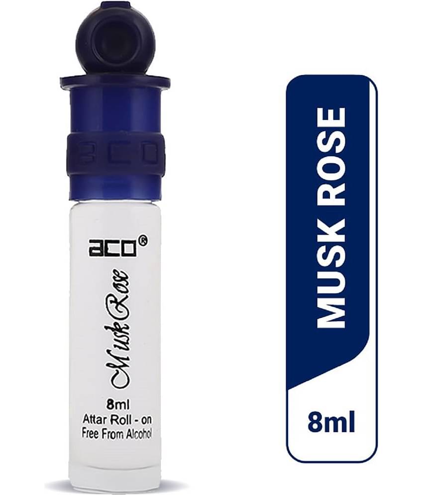 aco perfumes MUSK ROSE Concentrated  Attar Roll On 8ml
