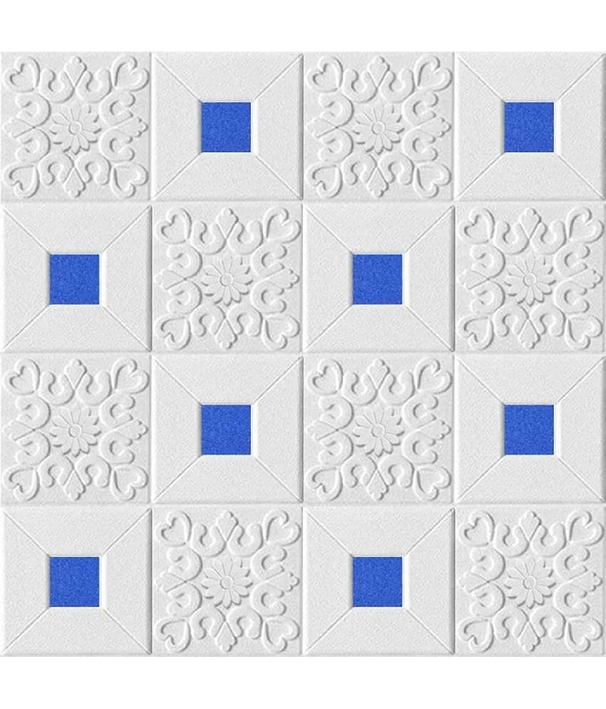 HINGOL Abstract 3D Wallpaper ( 70 X 77 ) cm ( Pack of 1 )
