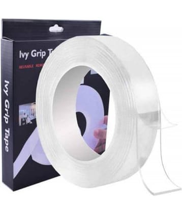 BHAVYTA COSMETIC - Transparent Double Sided Nano Tape ( Pack of 1 )