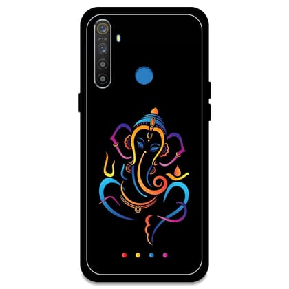 Lord Ganapati - Glossy Metal Silicone Case For Realme Models-Realme 5