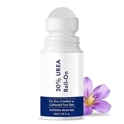 Cracked Heel Repair Foot Cream Roll On 50ml | For Dry & Cracked Heels | With 2% Lactic Acid, Olive Oil & Vitamin E | Helps Repair and Moisturise Cracked Heels Foot Cream Rol Easy Use Roll On PACK OF 1 (A1, natural) Cracked Heel Repair Foot Cream Roll On 