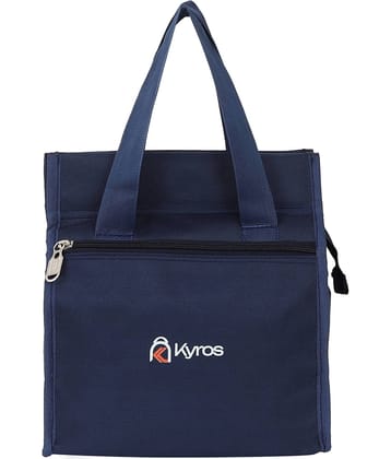 Kyros Blue Polyester Lunch Bag Pack of 1