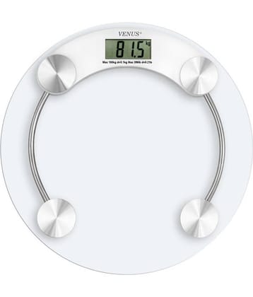 Venus Digital Electronic LCD Personal Health Body Fitness Bathroom Weighing Scale EPS-2003 Transparent