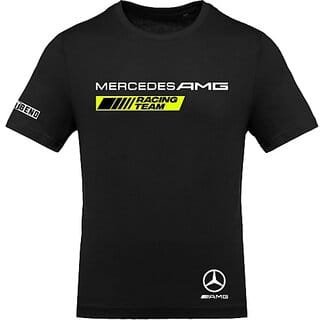 Fastbend Mens Black Printed Cotton Blend Round Neck T-Shirt