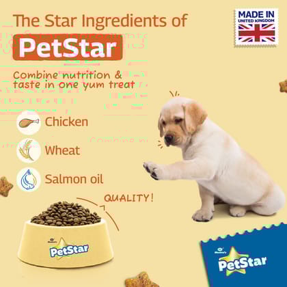 Petstar Puppy Chicken and Wheat 3kg Dog Food