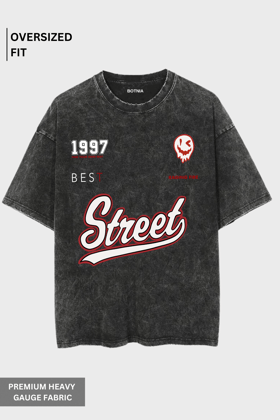 Street - Acid Wash T-Shirt-XL