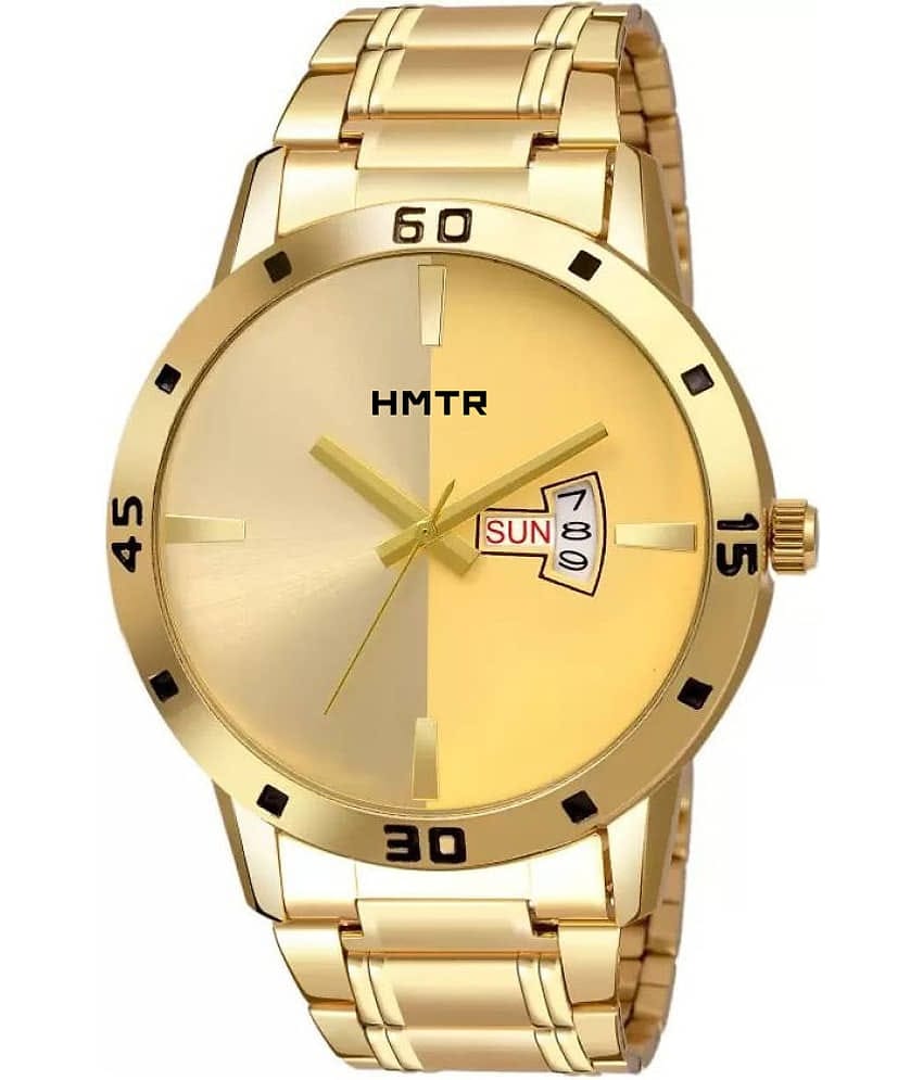 HMTr Gold Stainless Steel Analog Men's Watch