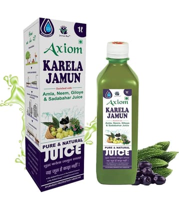 Axiom Karela Jamun Juice 1Lt  Diabetes care Liquid 1000 gm Pack Of 1