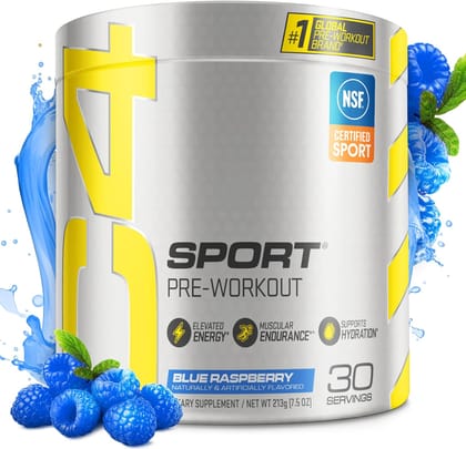 Cellucor C4 Sport Pre Workout, 30 servings-Blue Raspberry